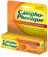 Campho-Phenique COLD SORE Treatment gel 0.23oz ^^