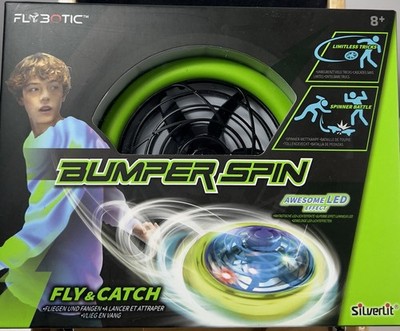 Flybotic Bumper Spin Green LED Stunt Toy Fly & Catch Tricks Battle Silverlit New