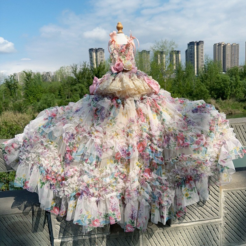 pet holiday dress Dog Cat Photography Detachable Big Hem Long or Short Party Dress Fairy global-merch_drop-MAY26