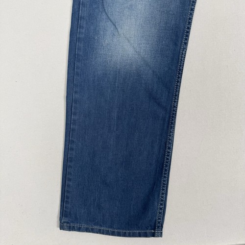 Jeans D&G Dolce Gabbana Blu Uomo Taglia W34 L31 Vintage Distress Made in Italy - Foto 2 di 13