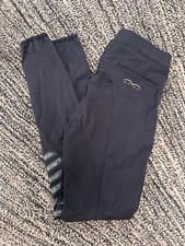 NWOT Women's Black Animo Hunter Jumper Riding Pants Jodhpurs Sz Small It 38