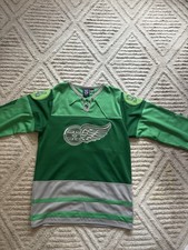 Technine NHL Hockey Jersey Green/Gray Size L 94