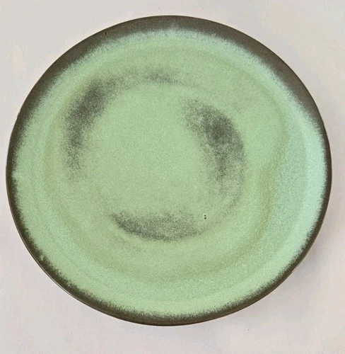 Vintage Frankoma Lazy Bones Prairie Green Dinner Plate 10 In Dia Multiples