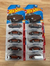 Hot Wheels 2025 ‘96 Porsche Carrera Then And Now Brown Set/Lot X10 - Free Ship!