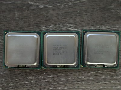 Lot 3x Intel Core 2 Duo E8500 SLB9K 3.16GHz LGA775 6MB Wolfdale 45nm Processor 