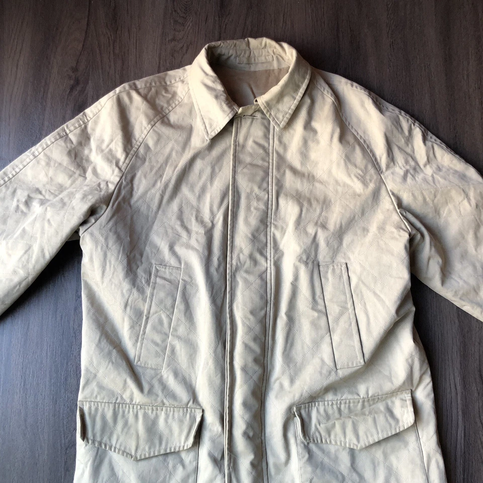 Винтажный Gran Sasso поле пальто мужчин 46 желтовато-коричневый роскошь классический итальянский дизайнер - Изображение 3 из 4