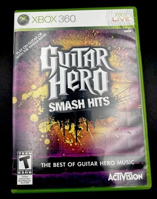 Guitar Hero Smash Hits Xbox 360 Complete CIB Tested Activision
