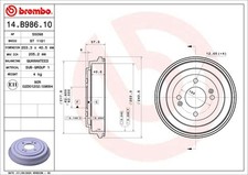 Tambour de frein Hyundai I20