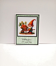 Card Kit "Wishing you a 24 carat day" Fun card Total 4 cards with envies