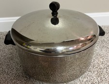 Vintage Farberware 6 Qt Stock Pot w/ Lid Alum...