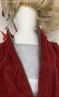 Victorian Style Red Dress & Bonnet Blinking Porcelain Doll — photo 6