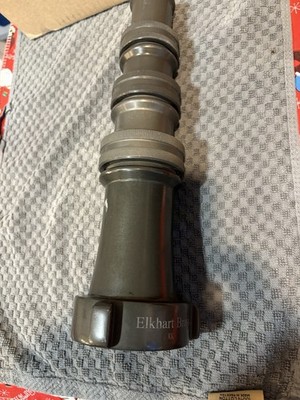 Elkhart Brass Stacked Tip Nozzle 2  , 1 3/4.  1 1/2 And 1 3/8 Inch.  Aluminum