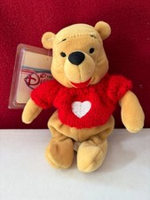 Maglione The Disney Store Peluche Winnie the Pooh Cuore, nuovo con tutte le etichette