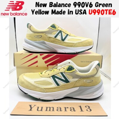 New Balance 990V6 Green/Yellow Made in USA U990TE6 Men's Size | eBay