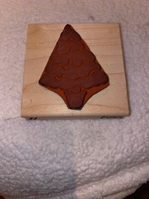 Rubber Stampede Pine Tree Duet Rubber Stamp Z916H Posh Impressions