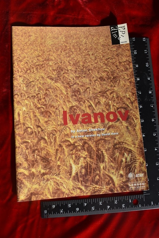 RALPH FIENNES IVANOV Hare Chekhov LONDON WEST END BROADWAY Souvenir Program Book