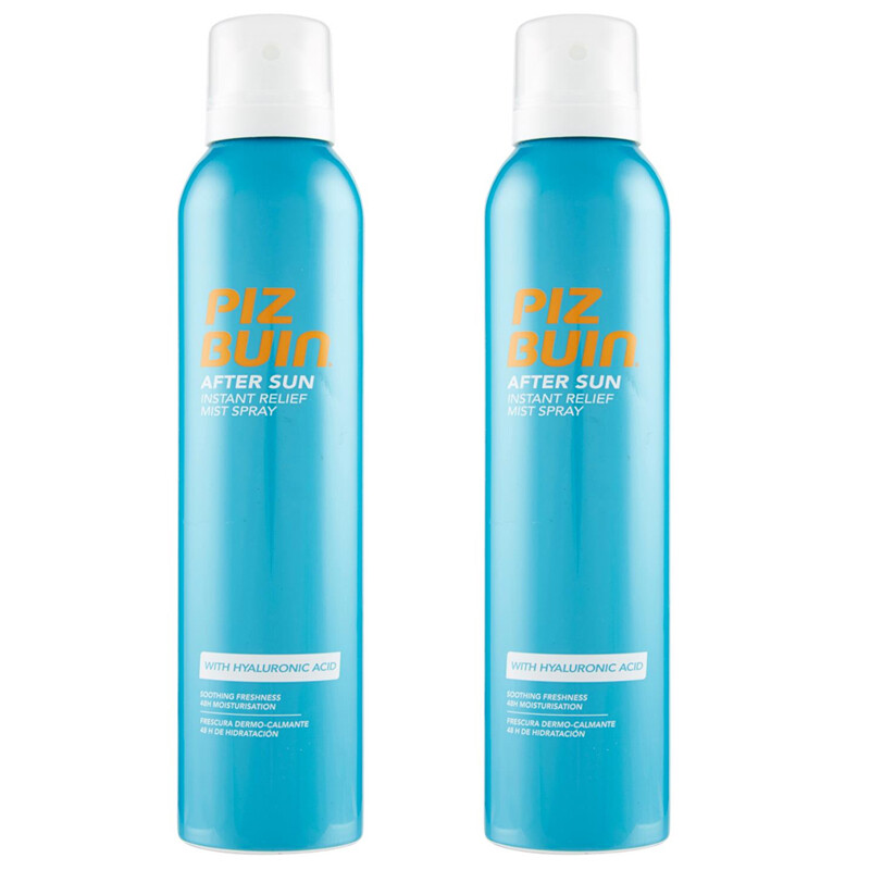 2pz PIZ BUIN After Sun Dopo Sole Spray Sollievo Immediato 200ml