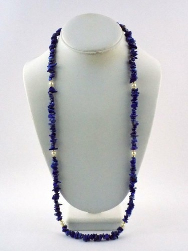 14k Yellow Gold Lapis Lazuli and Pearl 