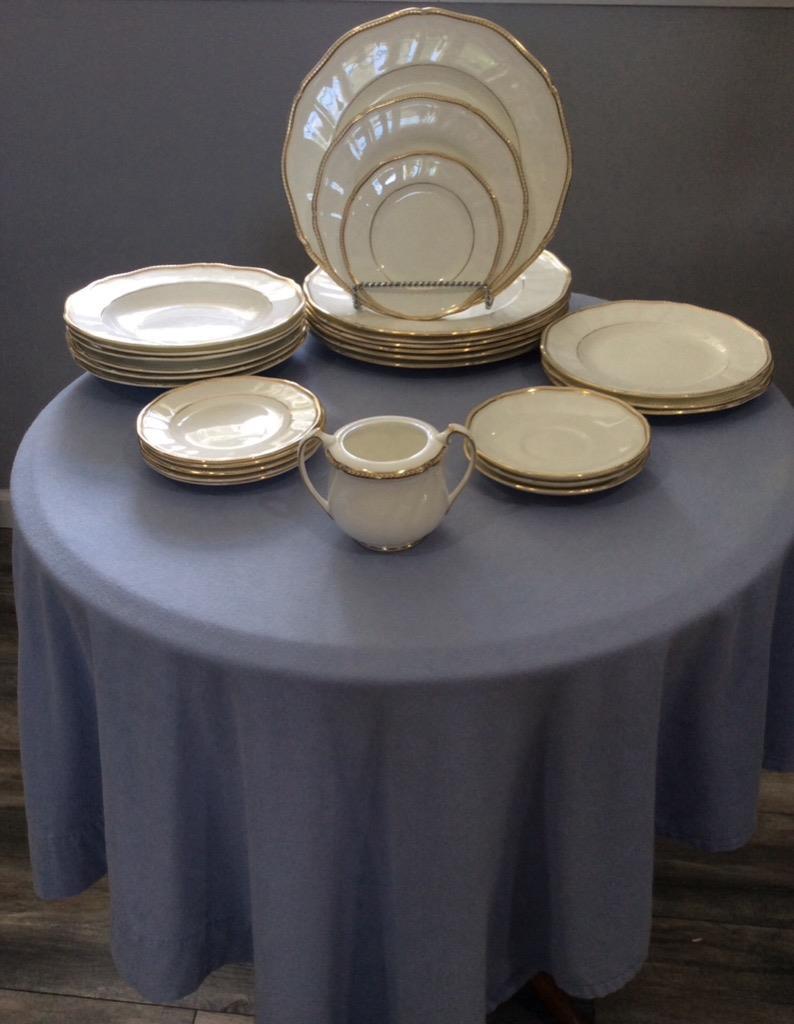 Wedgwood Crown Gold bone china LOT of 27 pieces - AS IS | eBay