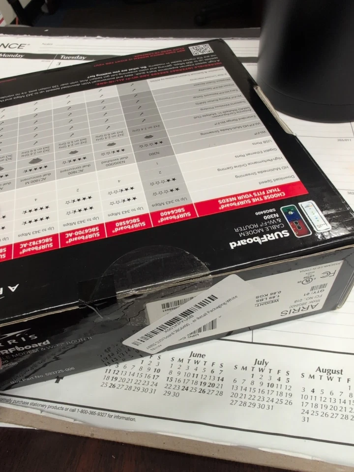 ARRIS SBG6400 Wi-Fi Router - White - Image 4 of 4