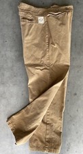 WAH MAKER MADE IN USA Vintage Canvas Buckle Back Suspender Button Pant Size 40