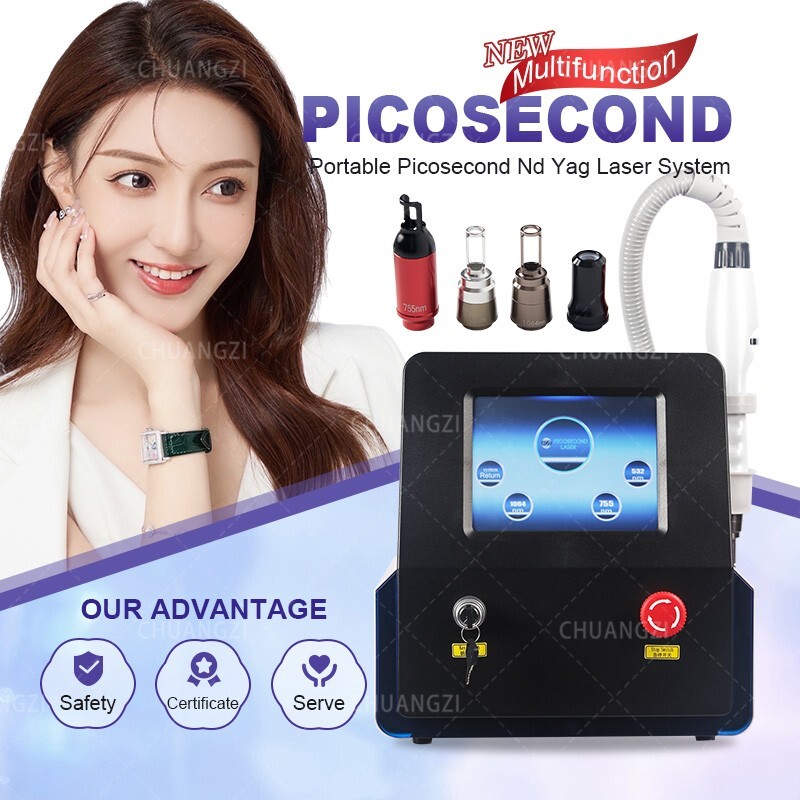 2025 Picosecond Q-Switch ND Yag Laser Machine Pico Laser Tattoo Removal Machine