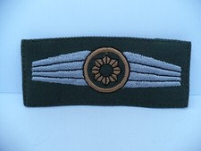 Bundeswehr Tätigkeitsabzeichen Feldjäger Bronze auf Oliv Stoff