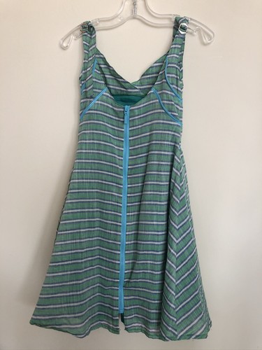 La Miniatura Green Zipper Dress Size 4T - Picture 3 of 9