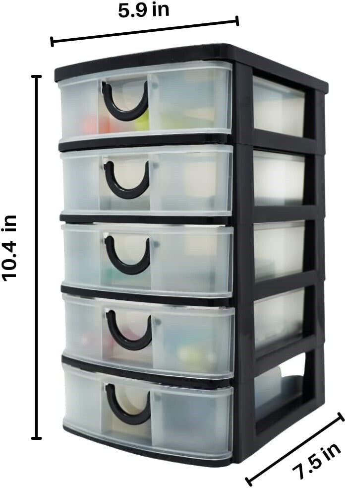 Cajonera Para Ropa De Plastico Torre Organizador Gavetas Con