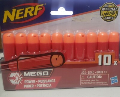 New Nerf N-Strike Official Mega Compatible Dart Refill Pack 10 Shoot