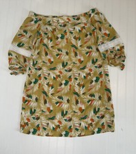 Banana Republic Dress Women’s Size 10 Medium M Floral Off Shoulder Spring