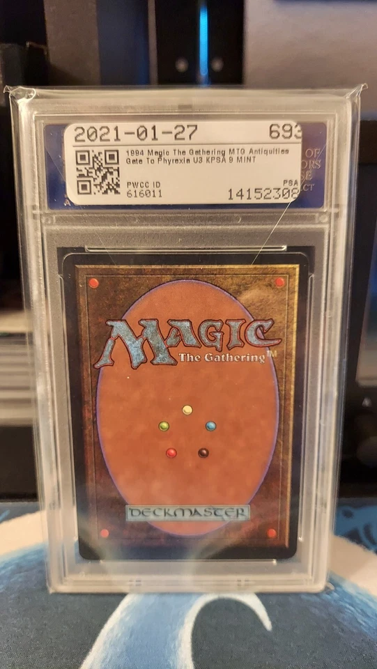 Gate To Phyrexia x1 PSA 9 MINT Antiquities Magic 1x Mint MTG  - Image 2 of 2