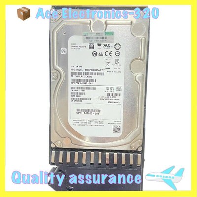 HPE 813866-001 MSA M0S90A 3.5'' 8TB SAS 12G 7.2K MIDLINE HDD Hard Drive NEW 