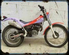 Aprilia Tx 311 M 85 02 A4 Metal Sign Motorbike Vintage Aged