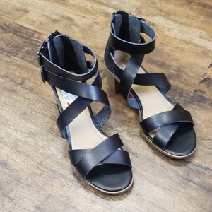 material girl danee block heel city sandals