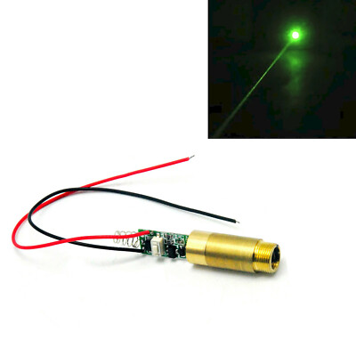 10pcs Industrial/LAB 532nm 50mW Green dot Laser Diode Module 12x35mm