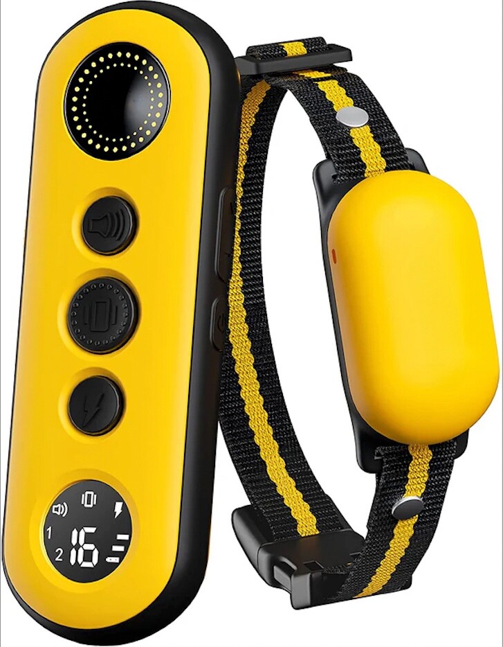 Dog Training Collar (1000ft) (Yellow)