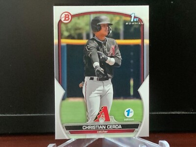 Christian Cerda, Arizona Diamondbacks #24 Prospect - 2023 1st Bowman 1st Edition
