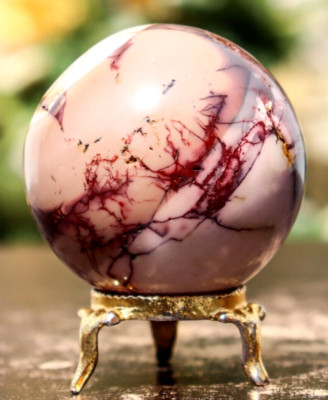 55MM Mookaite Jasper Crystal Healing Chakra Balance Energy Gemstone Sphere