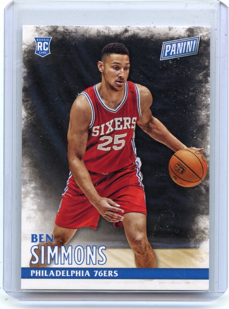 2016-17 PANINI BLACK FRIDAY #7 BEN SIMMONS ROOKIE CARD RC, 76ERS, 120217