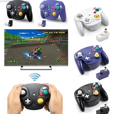 2.4G Wireless Game Controller With Receiver Adapter for Game Cube NGC Gaming US