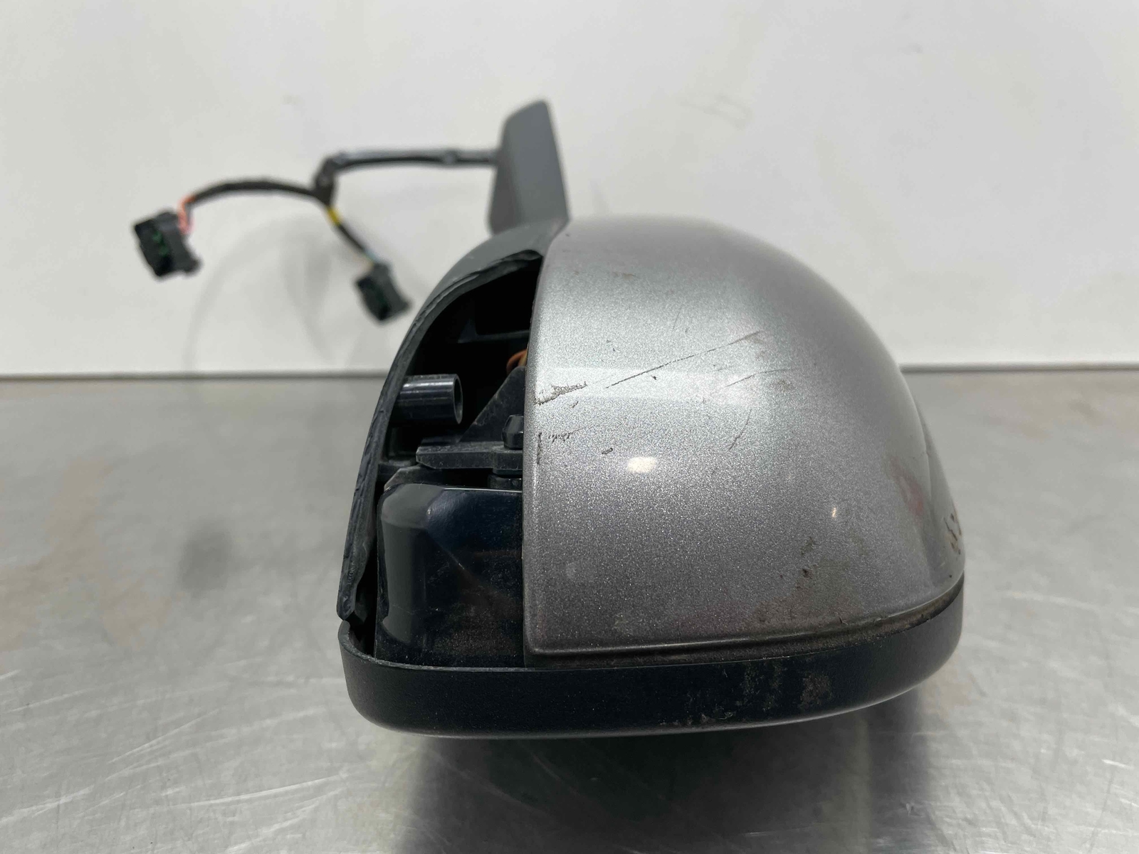10 Aston Martin Rapide Left Driver Side Power Door Mirror Silver *-Bottom Cover*