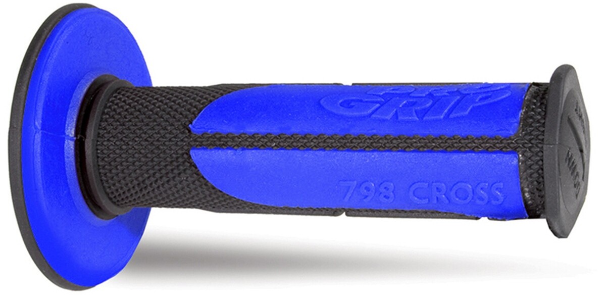 Poignées PG798 OFF ROAD anti-glisse bleues pour enduro