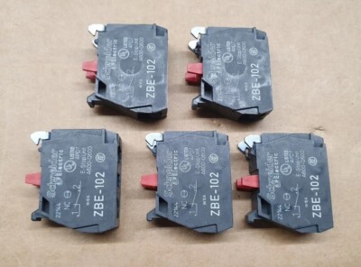  Schneider Electric  ZBE - 102  Hilfsschalter 1 NC (5 Stück) Neu! 