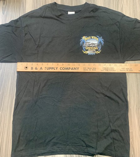 Bike Week Shirt L Daytona Beach 2007 66th Anniversary Harley Davidson Main St. - Picture 4 of 11