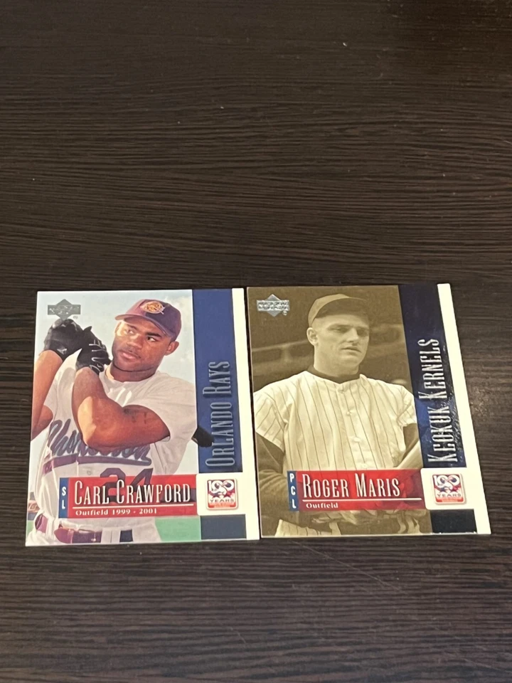 Полный комплект 2001 Upper Deck Minors Centennial 1-100 Mauer RC Cabrera RC - Изображение 3 из 4
