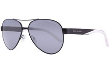 Armani Exchange AX2034S 6063/6G Sunglasses Men's Matte Black/Black Mirror 59mm