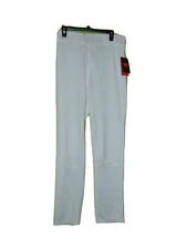Rawlings Baseball Pants Men's Medium White NWT Defect Black/Red Stains