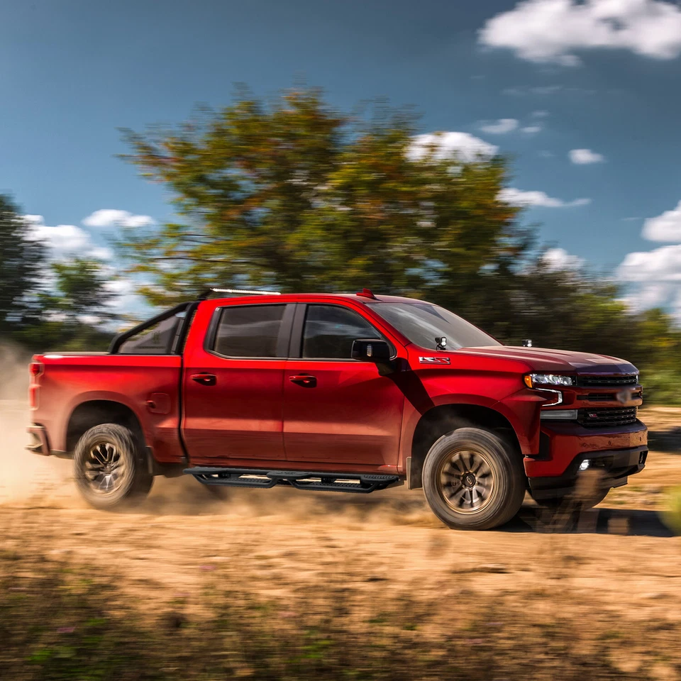 Vijay Fit 2007-2018 Chevy Silverado 2500HD/3500HD Running Boards & Step Bars Foto 2 de 4