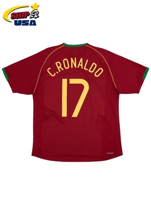 Cristiano Ronaldo Portugal 2006 Home Jersey